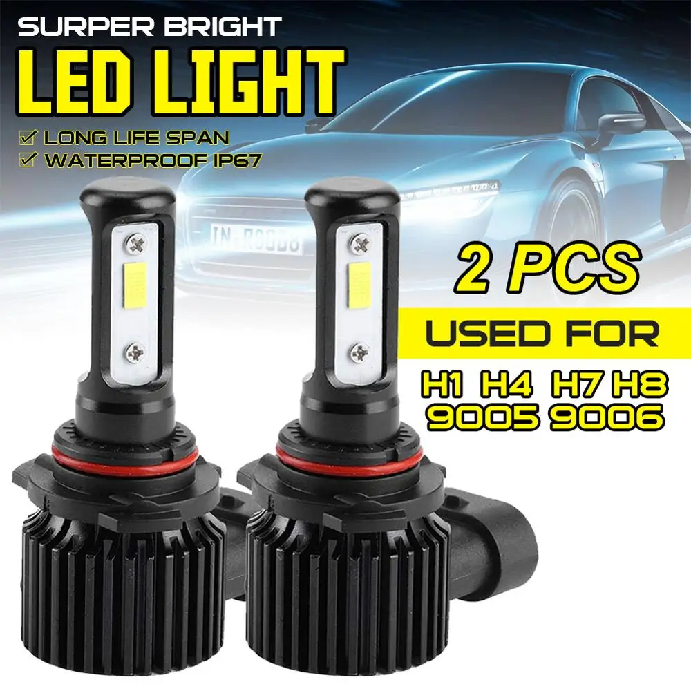 1Pair LED Car Headlight H1/H4/H7/H11/H13 6000K 5000LM Bright IP67 Waterproof for Car Repairing and Modified
1Pair LED Car Headlight H1/H4/H7/H11/H13 6000K 5000LM Bright IP67 Waterproof for Car Repairing and Modified