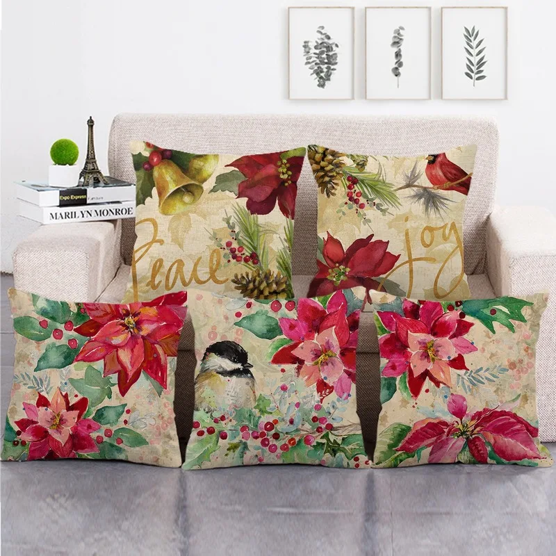 Pillow Case Flower Letter Print Pillow Covers Merry Christmas Decorations Pillow Cases Home Decor Sofa Decor Accessories
Pillow Case Flower Letter Print Pillow Covers Merry Christmas Decorations Pillow Cases Home Decor Sofa Decor Accessories