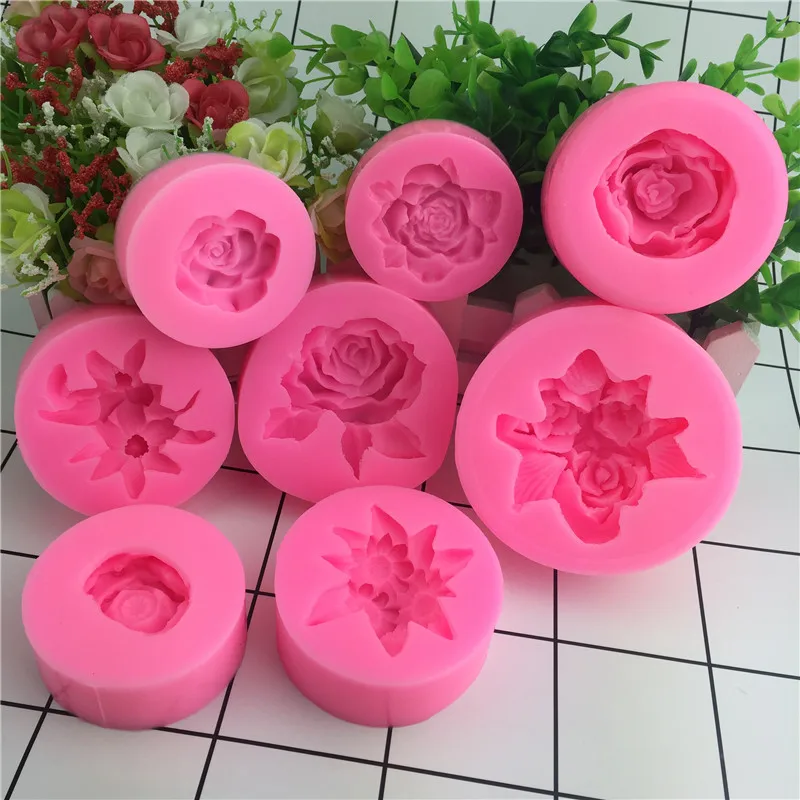 Rose Flower Daisy Soft Silicone Molds Fondant Chocolate Cake Decorating Tool Clay Wax Epoxy Resin Mold for Jewelry
Rose Flower Daisy Soft Silicone Molds Fondant Chocolate Cake Decorating Tool Clay Wax Epoxy Resin Mold for Jewelry