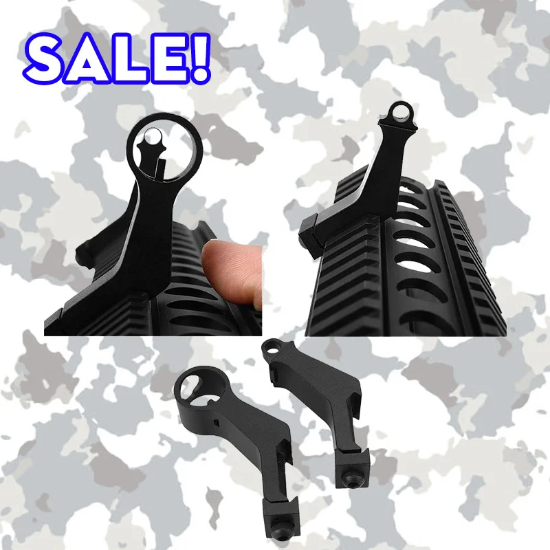 45 Degree Tactical CNC Flip up Iron Sight Rear Front Sight Mount Set for Weaver / Picatinny Rails
45 Degree Tactical CNC Flip up Iron Sight Rear Front Sight Mount Set for Weaver / Picatinny Rails