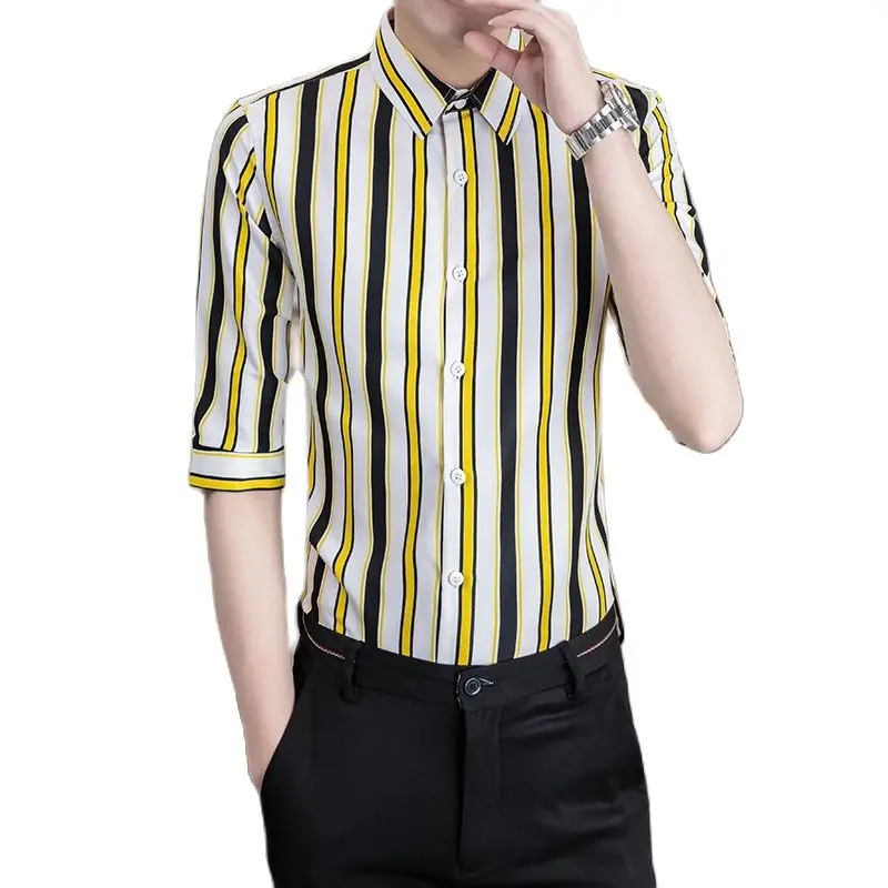 High Quality Men's Fashion Striped Plaid Long Sleeve Shirts Standard-fit Youthful Shirt Casual Shirt Men's Dress Shirts M-4XL
High Quality Men's Fashion Striped Plaid Long Sleeve Shirts Standard-fit Youthful Shirt Casual Shirt Men's Dress Shirts M-4XL