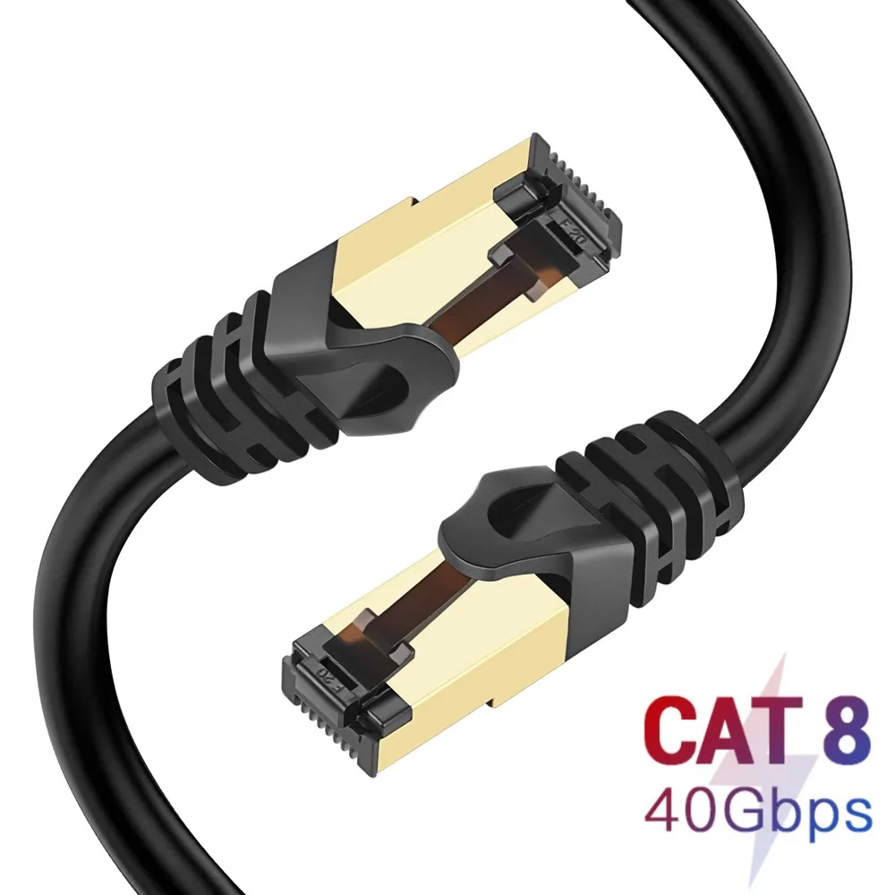 Cat8 Ethernet Cable 40Gbps 2000MHz RJ45 CAT 8 Networking Internet Lan Cord 10m 15m 20m for PS4 Modem PC Router Laptop RJ45 Cable
Cat8 Ethernet Cable 40Gbps 2000MHz RJ45 CAT 8 Networking Internet Lan Cord 10m 15m 20m for PS4 Modem PC Router Laptop RJ45 Cable