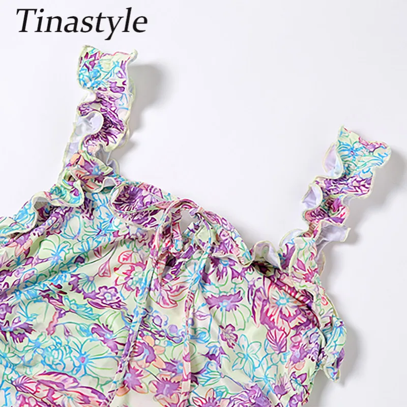 Tinastyle Printted Ruffles Sexy Summer Dress Women 2021 Off Shoulder Backless Bodycon Mini Beach Dress Casual Ruched Dresses
Tinastyle Printted Ruffles Sexy Summer Dress Women 2021 Off Shoulder Backless Bodycon Mini Beach Dress Casual Ruched Dresses