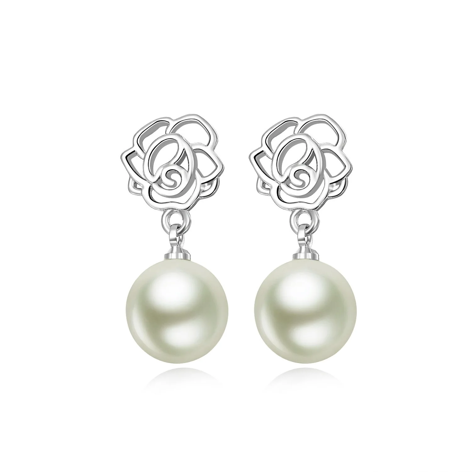 CH-1382 Hot selling new temperament pearl earrings all-match silver-plated earrings female jewelry
CH-1382 Hot selling new temperament pearl earrings all-match silver-plated earrings female jewelry
