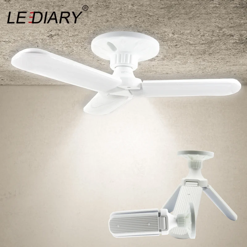 LEDIARY 96-265V 45W LED Ceiling Lamp 360 Degrees Angle Adjustable Super Bright Foldable Fan Blade Pendant Lights Simple Style
LEDIARY 96-265V 45W LED Ceiling Lamp 360 Degrees Angle Adjustable Super Bright Foldable Fan Blade Pendant Lights Simple Style