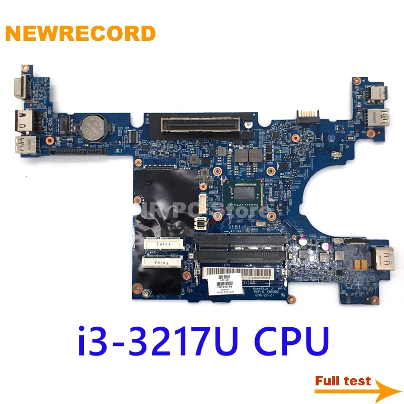 NEWRECORD Latop материнская плата для hp EliteBook 2170P сильный основной платы 11244 1 48.4RL01.011 SR0N9 i3