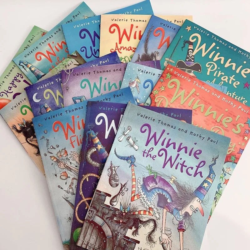 2021 Newest Witch Winnie's Magic 14 Books With Reading Pen English Picture Books Various Picture Books Story Book Livros Art
2021 Newest Witch Winnie's Magic 14 Books With Reading Pen English Picture Books Various Picture Books Story Book Livros Art