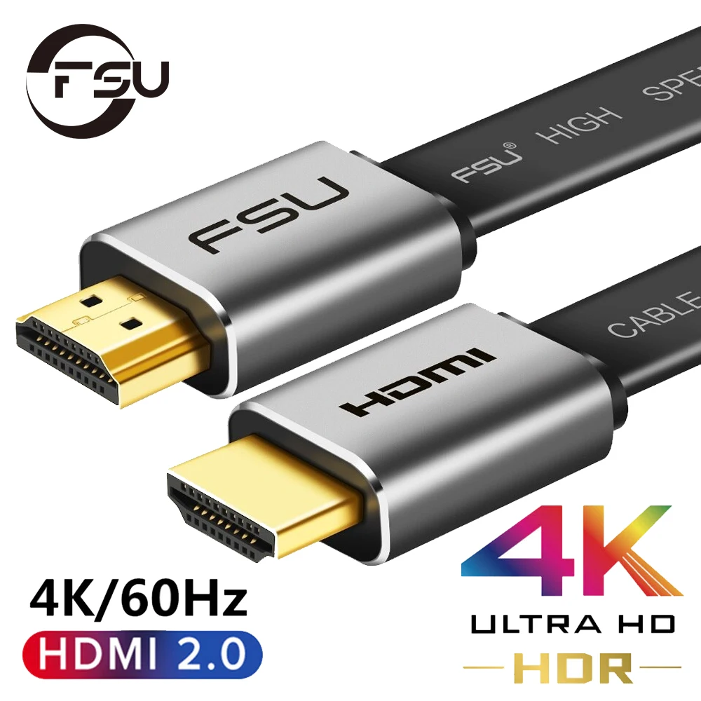 Высокоскоростной кабель 4K с HDMI на 2 0 для Xiaomi проектора Nintendo Switch PS4 телевизора TVBox