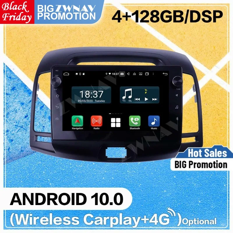 4 + 128G Carplay Android 10 экран плеер для Hyundai Elantra 2008 2009 2010 GPS-навигация Радио Аудио стерео плеер
4 + 128G Carplay Android 10 экран плеер для Hyundai Elantra 2008 2009 2010 GPS-навигация Радио Аудио стерео плеер