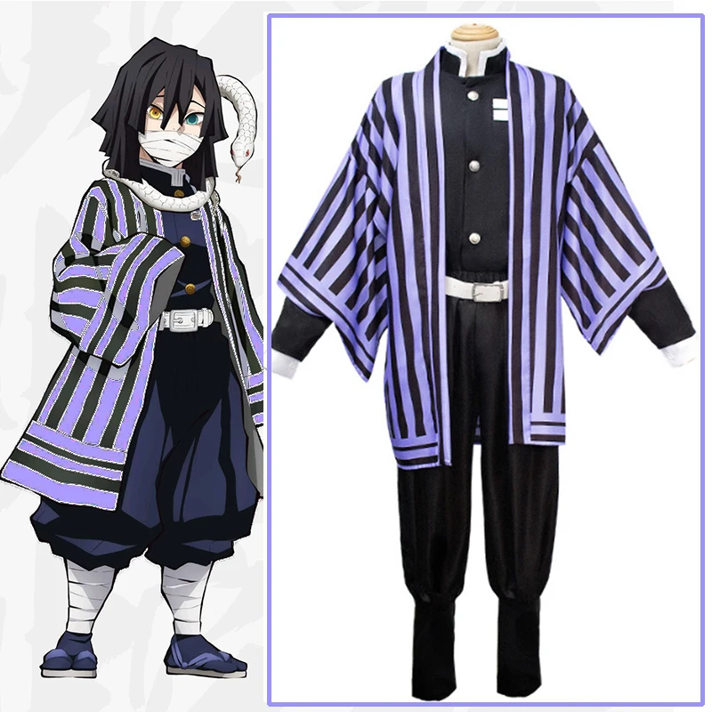 Аниме Demon Slayer Kimetsu No Yaiba костюмы для косплея Obanai Iguro карнавальный костюм вечерние костюмы для Хэллоуина
Аниме Demon Slayer Kimetsu No Yaiba костюмы для косплея Obanai Iguro карнавальный костюм вечерние костюмы для Хэллоуина