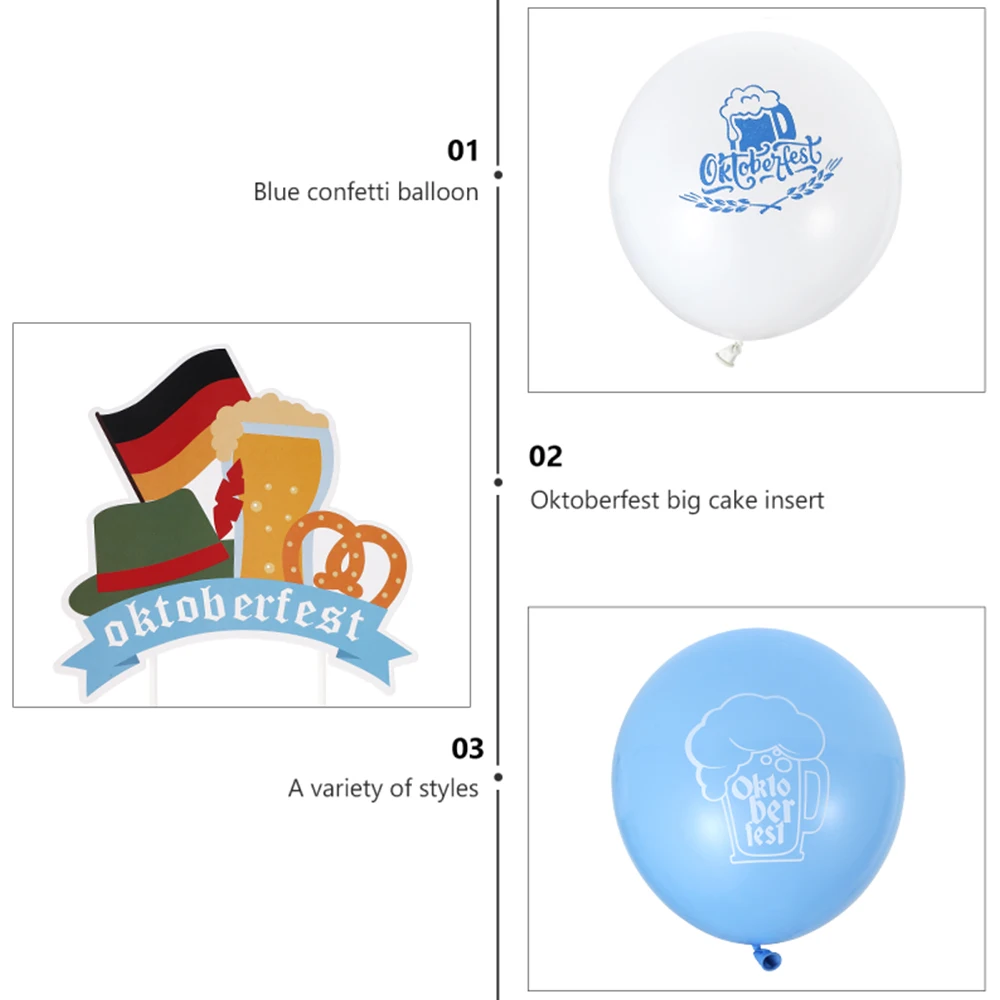 47pcs Oktoberfest Banner Garland Oktoberfest Party Supplies Balloon Cake Cupcake Beer Festival decor
47pcs Oktoberfest Banner Garland Oktoberfest Party Supplies Balloon Cake Cupcake Beer Festival decor