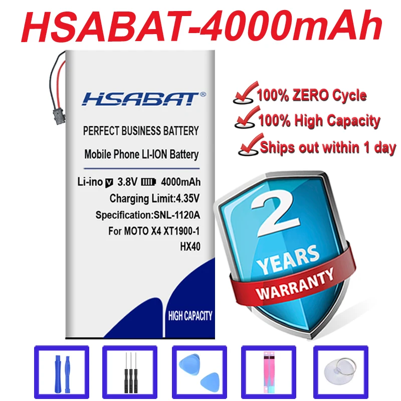 Топ бренд 100% новый аккумулятор 4000mAh HX40 для Моторола MOTO X4 XT1900 1 2 3 4 5 7 в наличии|phone