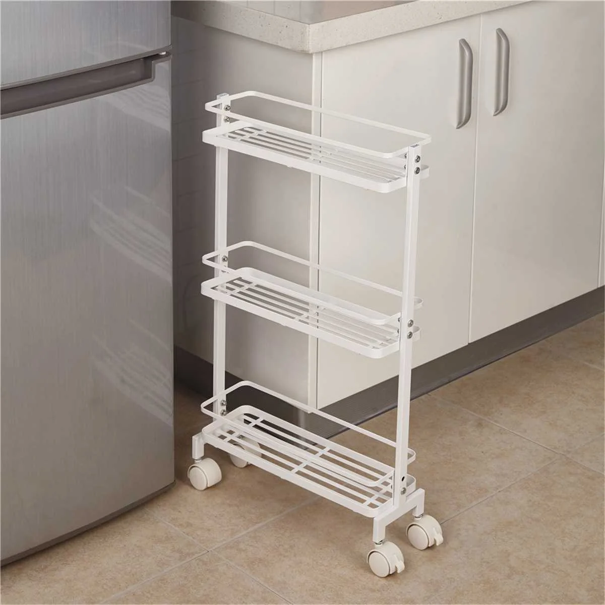 Kitchen Trolley Slim Slide Out Storage Pull Out Cart Side Shelf Rolling Storage Rack Holder Removable Organizer Space Saving
Kitchen Trolley Slim Slide Out Storage Pull Out Cart Side Shelf Rolling Storage Rack Holder Removable Organizer Space Saving