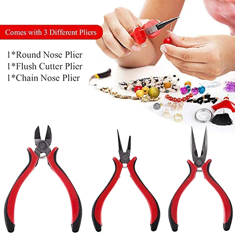 Jewelry Making Set 1275 Jewelry Set and 17 Jewelry Repair Tools Used to Make Bracelets Earrings DIY Manuals Etc
Jewelry Making Set 1275 Jewelry Set and 17 Jewelry Repair Tools Used to Make Bracelets Earrings DIY Manuals Etc