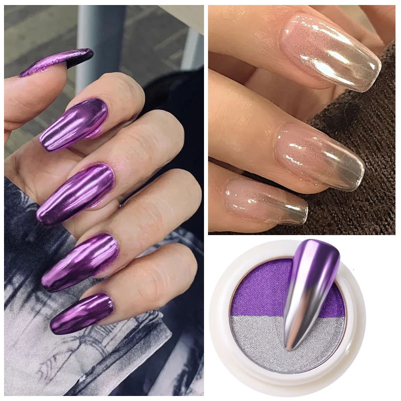1Box Dual Colors Solid Magic Mirror Effect Nail Powder Holographic Laser Nail Glitter Powder Chrome Pigment Nail Art Decorations
1Box Dual Colors Solid Magic Mirror Effect Nail Powder Holographic Laser Nail Glitter Powder Chrome Pigment Nail Art Decorations