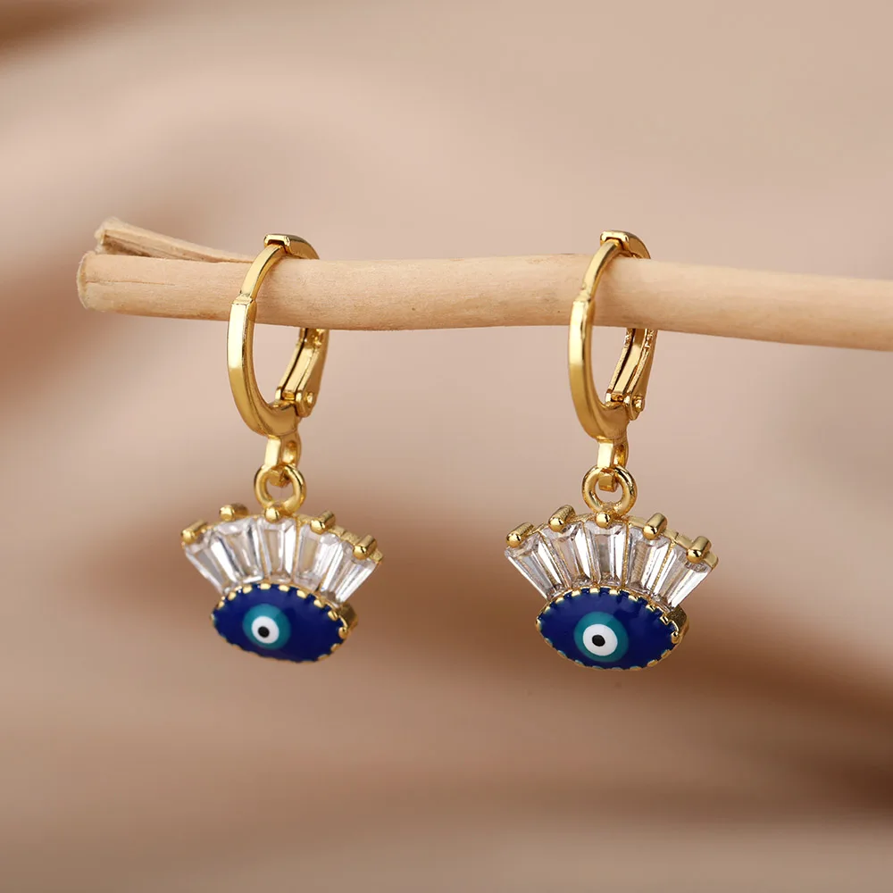 Zircon Evil Eye Earrings For Women Girl Blue Eye Hamsa Hand Eyelash Tassel Earring Drop Earrings Bohemian Turkish Jewelry Gift
Zircon Evil Eye Earrings For Women Girl Blue Eye Hamsa Hand Eyelash Tassel Earring Drop Earrings Bohemian Turkish Jewelry Gift