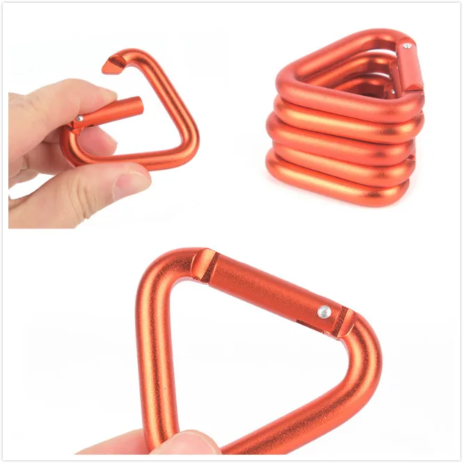 Useful Triangle Carabiner Outdoor Camping Hiking Keychain Snap Clip Hook Buckle 5.4cm x 4.6cm x 0.7cm
Useful Triangle Carabiner Outdoor Camping Hiking Keychain Snap Clip Hook Buckle 5.4cm x 4.6cm x 0.7cm