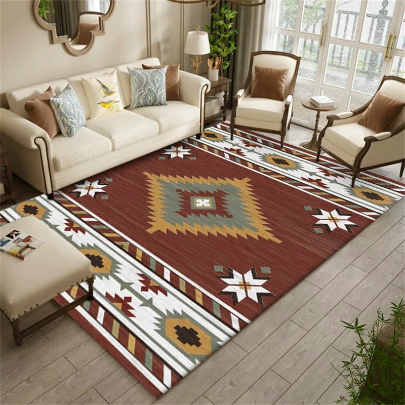 Exquisite Rugs Brown Diamond Geometric Ethnic-Style Carpet Living Room Bedroom Bed Blanket Bathroom Kitchen Floor Mat
Exquisite Rugs Brown Diamond Geometric Ethnic-Style Carpet Living Room Bedroom Bed Blanket Bathroom Kitchen Floor Mat