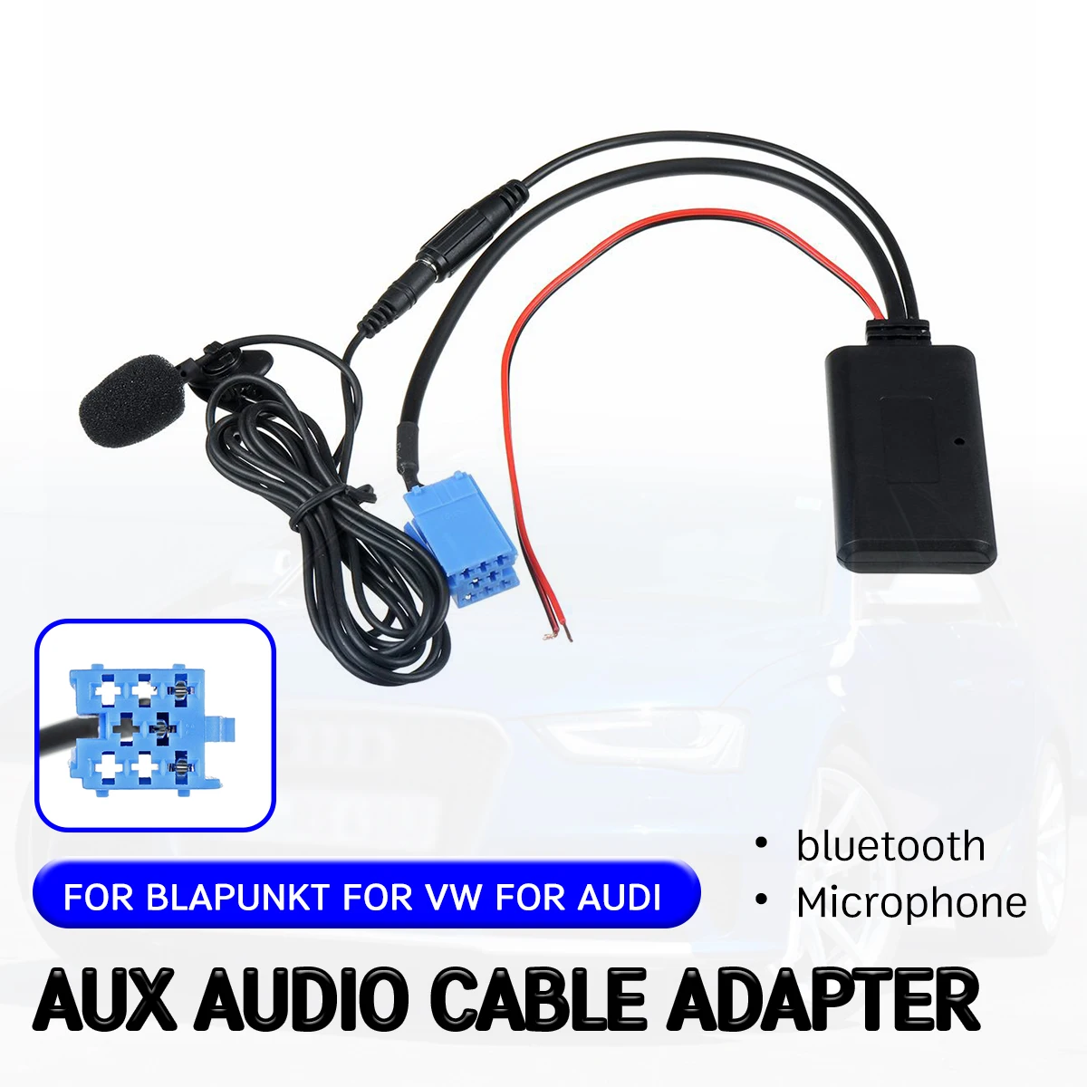 Bluetooth Aux-приемник для AUDI хор концерт Blaupunkt vw Delta Beta VDO Becker Кабель-адаптер с