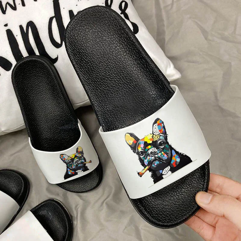 2021 New Hot Women's Slippers Cute Bulldog Cartoon Slippers Indoor Home slippers Ladies Slides Bathroom Flip Flops Mujer
2021 New Hot Women's Slippers Cute Bulldog Cartoon Slippers Indoor Home slippers Ladies Slides Bathroom Flip Flops Mujer