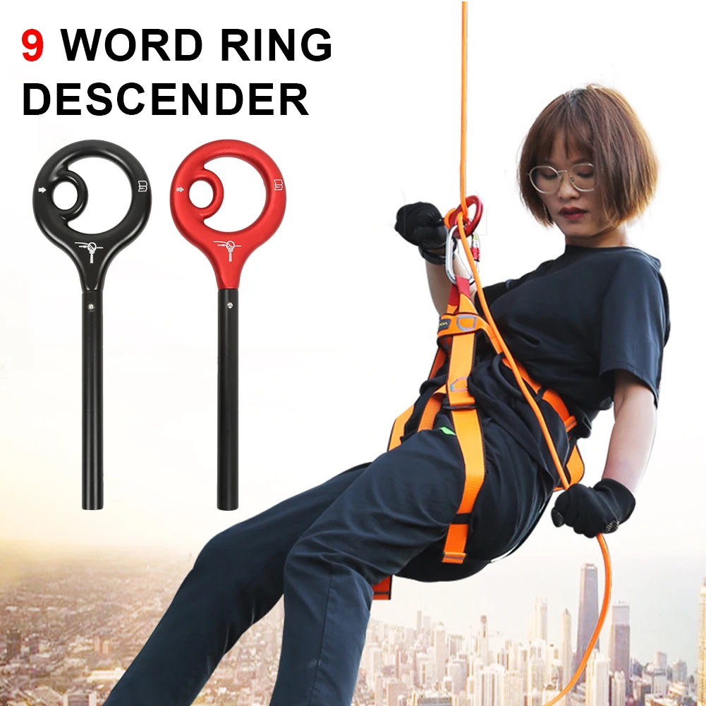 Descender Climbing Gear Downhill Equipment for Climbing Belaying and Rappelling Device
Descender Climbing Gear Downhill Equipment for Climbing Belaying and Rappelling Device