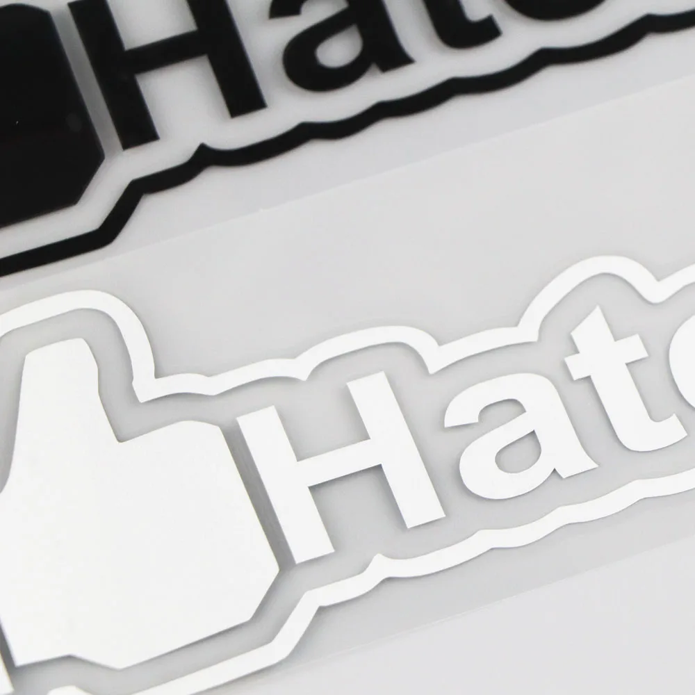 YJZT 20.2CM*6.9CM Haters Car Decal Window Crazy Bumper Sticker Car Interesting Body Stickers Black/Silver 4A-0047
YJZT 20.2CM*6.9CM Haters Car Decal Window Crazy Bumper Sticker Car Interesting Body Stickers Black/Silver 4A-0047