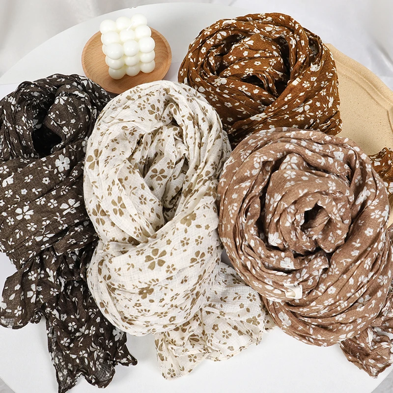 Design Brand Scarf Women Fashion Cotton Print Shawl Autumn Winter Warm Scarves Pareo Muslim hijab Bandana Pashmina Wraps Foulard
Design Brand Scarf Women Fashion Cotton Print Shawl Autumn Winter Warm Scarves Pareo Muslim hijab Bandana Pashmina Wraps Foulard