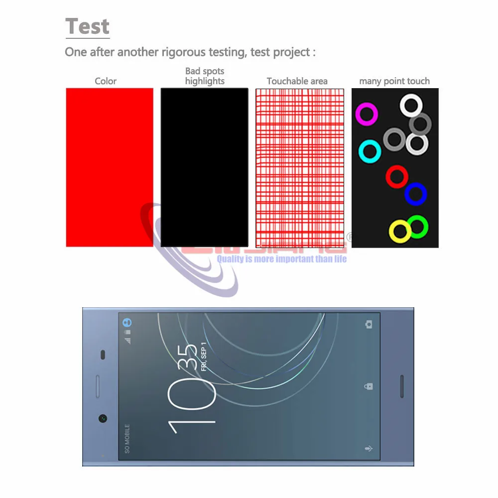 Original For SONY Xperia XZ1 LCD Display Touch Screen Digitizer Replacement parts for SONY Xperia XZ1 LCD Assembly
Original For SONY Xperia XZ1 LCD Display Touch Screen Digitizer Replacement parts for SONY Xperia XZ1 LCD Assembly