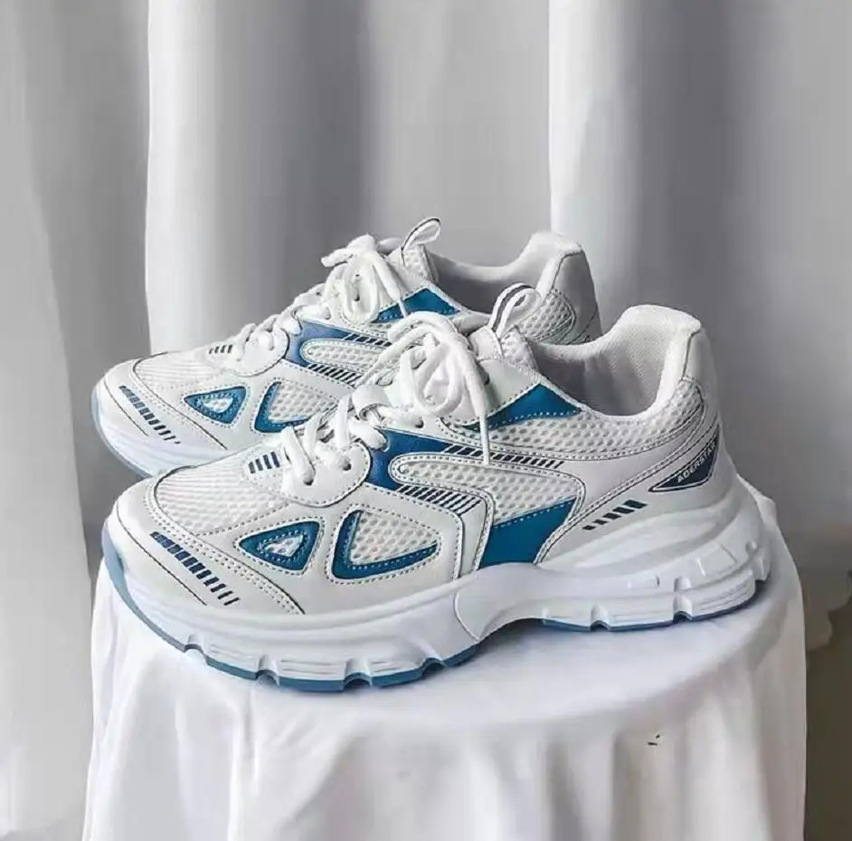 Мужские сетчатые кроссовки, толстая подошва, плоская подошва, повседневная удобная обувь, белые, на осень
Мужские сетчатые кроссовки, толстая подошва, плоская подошва, повседневная удобная обувь, белые, на осень