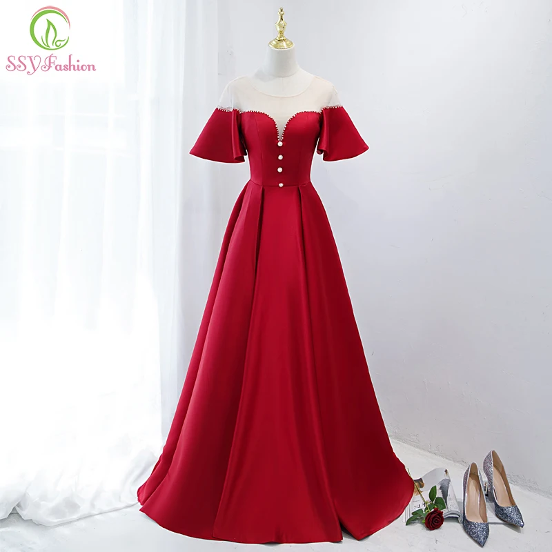Женское вечернее платье SSYFashion, классическое красное атласное платье-трапеция до пола с круглым вырезом и рукавами-колоколами, бальное плат...
Женское вечернее платье SSYFashion, классическое красное атласное платье-трапеция до пола с круглым вырезом и рукавами-колоколами, бальное плат...