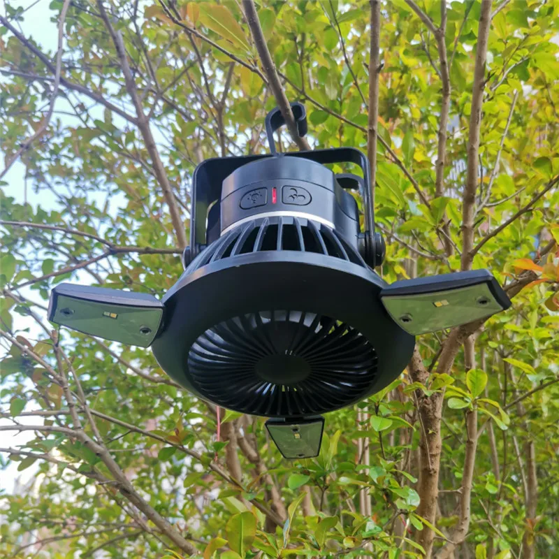 Outdoor Solar Camping Lamp Tent Fan 3 in 1 Multifunctional LED Light USB Recharge 4000mAh Cooling Fan Gardening for Camp Home
Outdoor Solar Camping Lamp Tent Fan 3 in 1 Multifunctional LED Light USB Recharge 4000mAh Cooling Fan Gardening for Camp Home