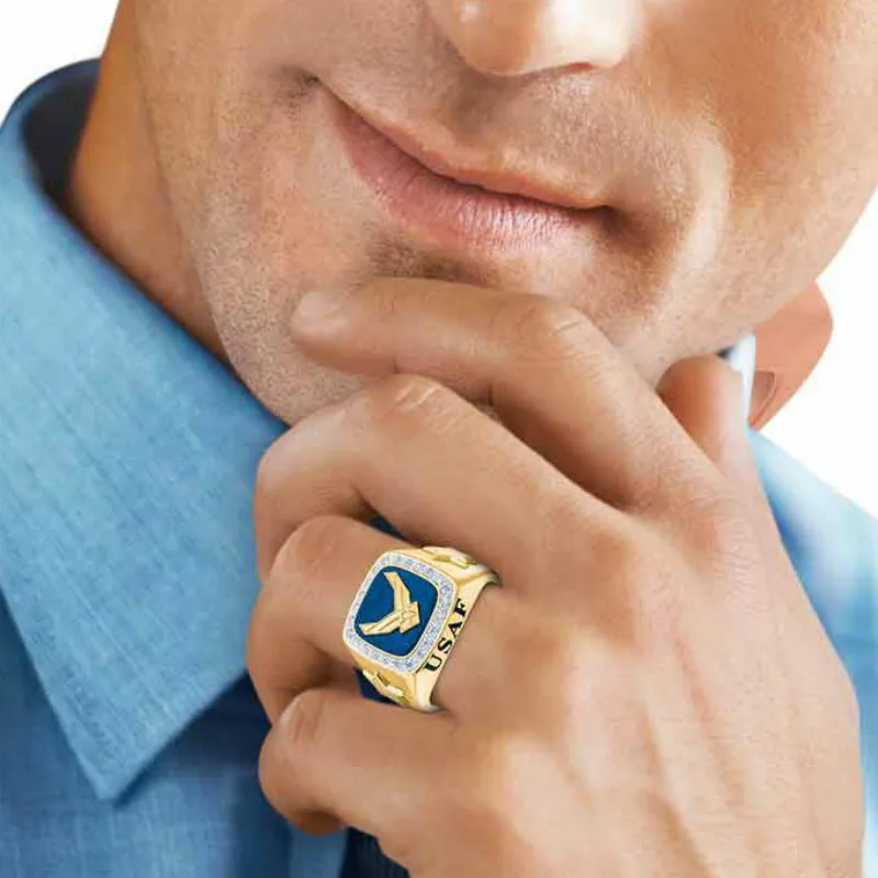 Men's 925 Silver Cross Gold Color Zircon Ring Party Gift Jewelry Ring Wholesale size 8-13
Men's 925 Silver Cross Gold Color Zircon Ring Party Gift Jewelry Ring Wholesale size 8-13