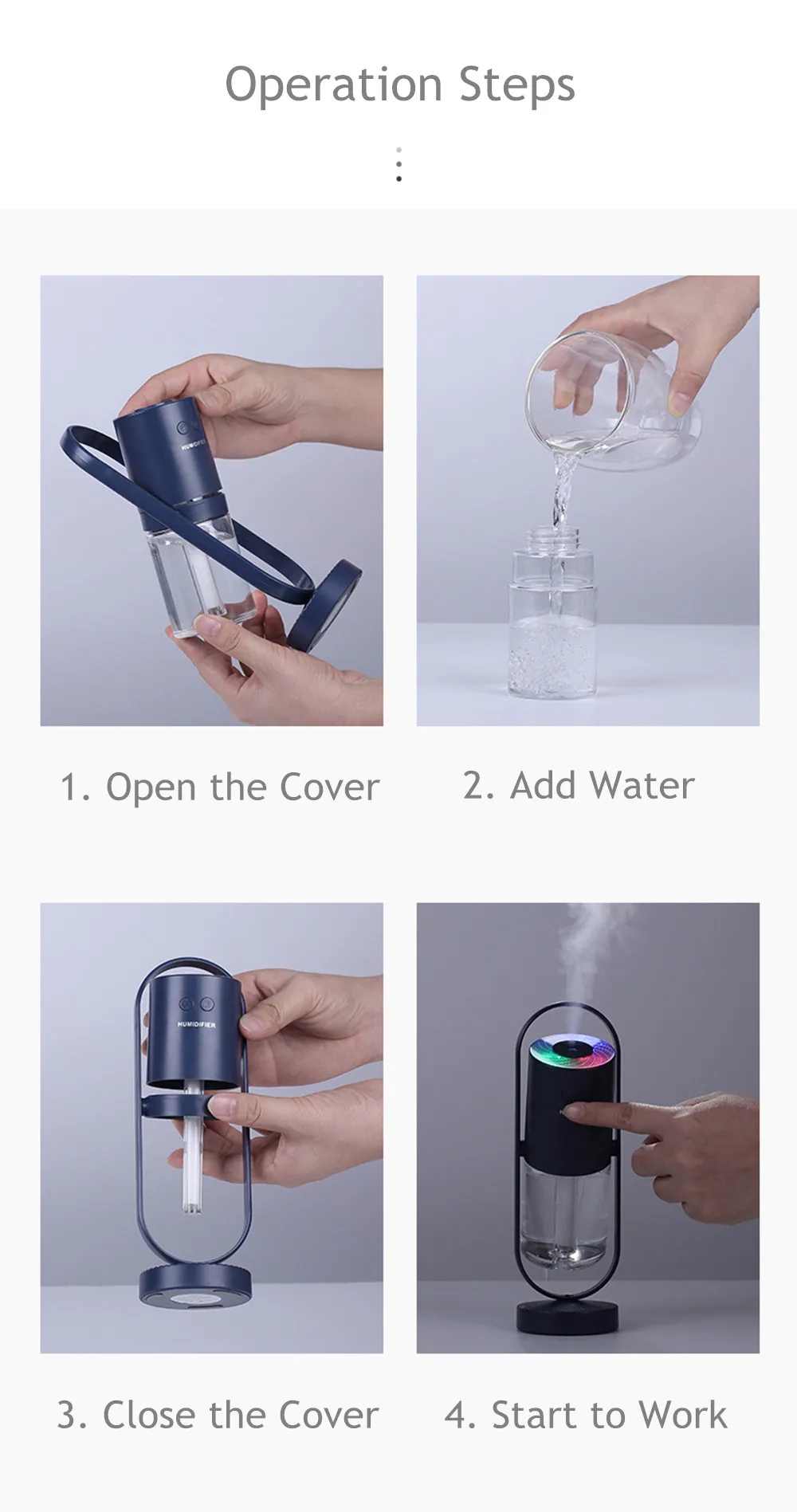 200ml Magic Shadow USB Air Humidifier For Home with Projection Night Lights Ultrasonic Car Mist Maker Mini Office Air Purifier
200ml Magic Shadow USB Air Humidifier For Home with Projection Night Lights Ultrasonic Car Mist Maker Mini Office Air Purifier