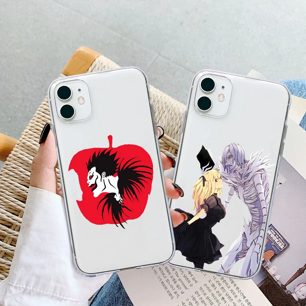 Cool Rem and Misa Death Note Anime Cover For iPhone 12 11 Pro Max 8 7 6 6S Plus XR X XS Max SE2020 Soft TPU Clear Coque Fundas
Cool Rem and Misa Death Note Anime Cover For iPhone 12 11 Pro Max 8 7 6 6S Plus XR X XS Max SE2020 Soft TPU Clear Coque Fundas