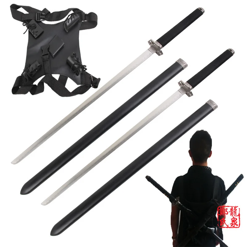 Martial Arts Supply Ninja Twin 41" Catana Swords Set with Scabbards Back Strap Carbon Steel No Sharp Decorative Swords
Martial Arts Supply Ninja Twin 41" Catana Swords Set with Scabbards Back Strap Carbon Steel No Sharp Decorative Swords