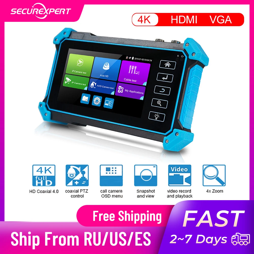 5 inch cctv tester mini Portable monitor Touch monitors for ptz wifi ip camera On-camera monitor hdmi tester cctv poe ipc tester
5 inch cctv tester mini Portable monitor Touch monitors for ptz wifi ip camera On-camera monitor hdmi tester cctv poe ipc tester