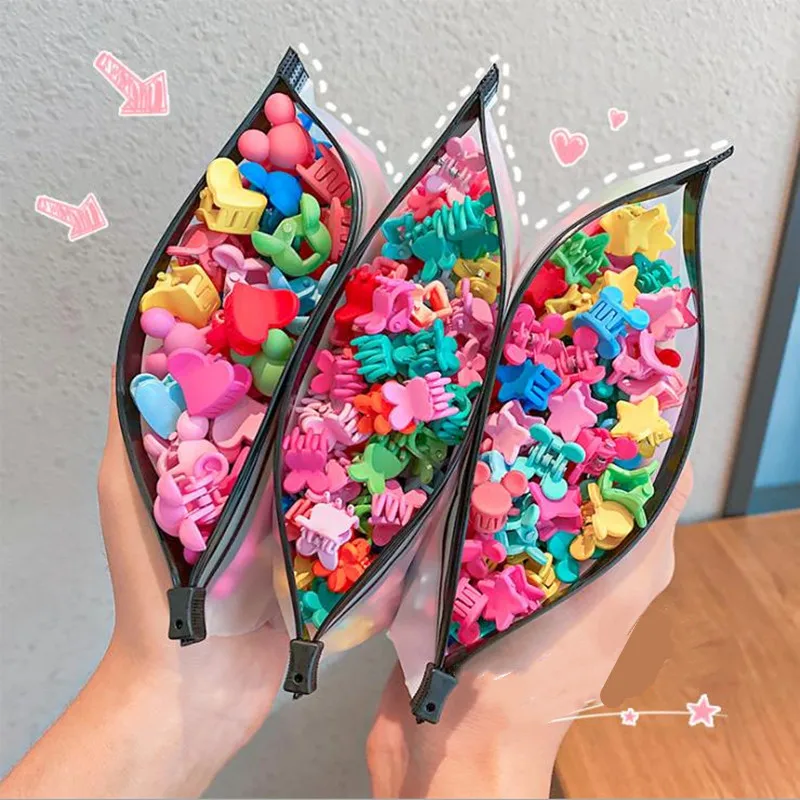 50pcs Mixed Color Plastic Mini Hair Clip Claw Cute Hairpin Clamp for Girls Hairclips Headwear Hair Styling Tools
50pcs Mixed Color Plastic Mini Hair Clip Claw Cute Hairpin Clamp for Girls Hairclips Headwear Hair Styling Tools