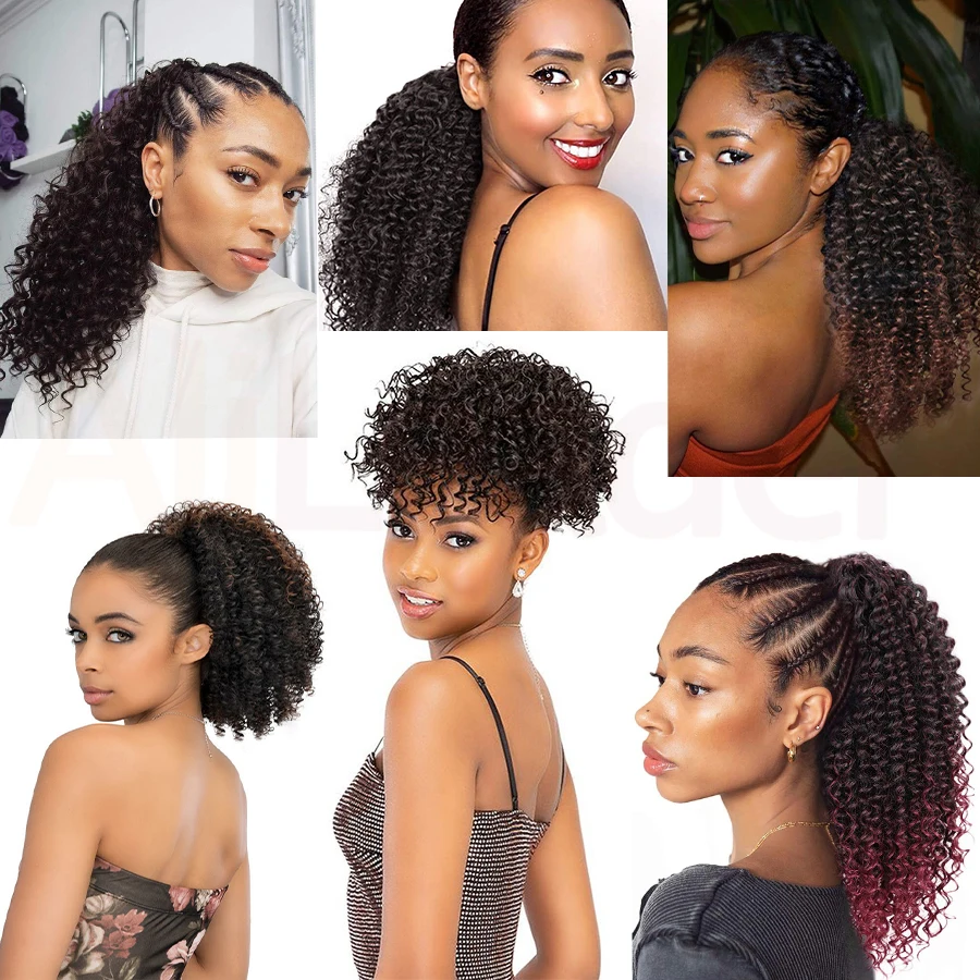 Alileader Ponytail Extensions Afro Kinky Curly Ponytail Drawstring Synthetic Curly Ponytail For Black Women Kinky Curly Ponytail
Alileader Ponytail Extensions Afro Kinky Curly Ponytail Drawstring Synthetic Curly Ponytail For Black Women Kinky Curly Ponytail