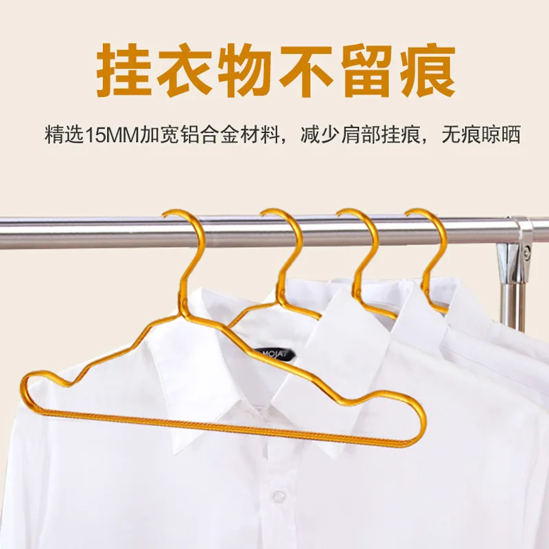 5pcs Large Thicken Aluminum Alloy Clothes Hangers , 41cm Drying Racks , Seamless Anti-slip Windproof Anti-rust , Storage Rack
5pcs Large Thicken Aluminum Alloy Clothes Hangers , 41cm Drying Racks , Seamless Anti-slip Windproof Anti-rust , Storage Rack