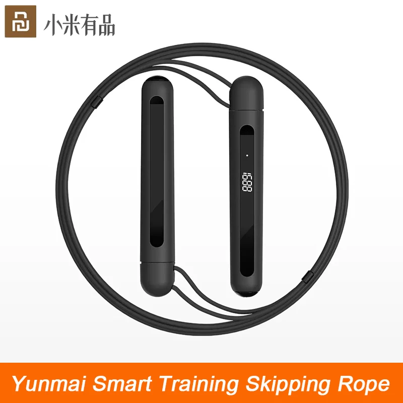 

Смарт-Скакалка Xiaomi Yunmai для тренировок, канат с поддержкой Bluetooth и управлением через приложение, фитнес-оборудование, Лидер продаж, умная ска...