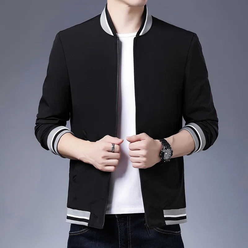 Brand New Baseball Collar Slim Fit Casual Solid Mens Fashion Bomber Jacket Windbreaker High Quality Coats Winter Mens Clothes
Brand New Baseball Collar Slim Fit Casual Solid Mens Fashion Bomber Jacket Windbreaker High Quality Coats Winter Mens Clothes