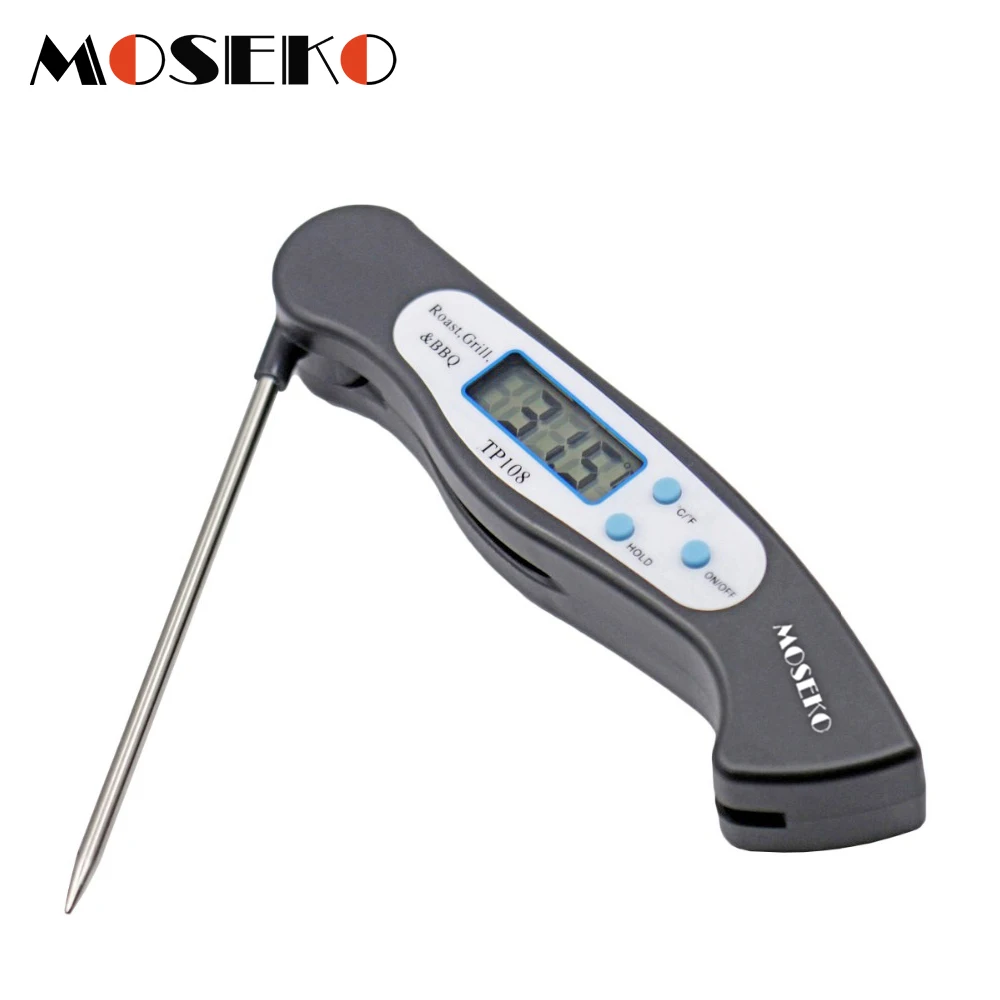 Digital Foldable Food Thermometer BBQ Folding Meat Oven Probe Kitchen Thermometer Liquid Water Oil Cooking Grill Tools TP108
Digital Foldable Food Thermometer BBQ Folding Meat Oven Probe Kitchen Thermometer Liquid Water Oil Cooking Grill Tools TP108
