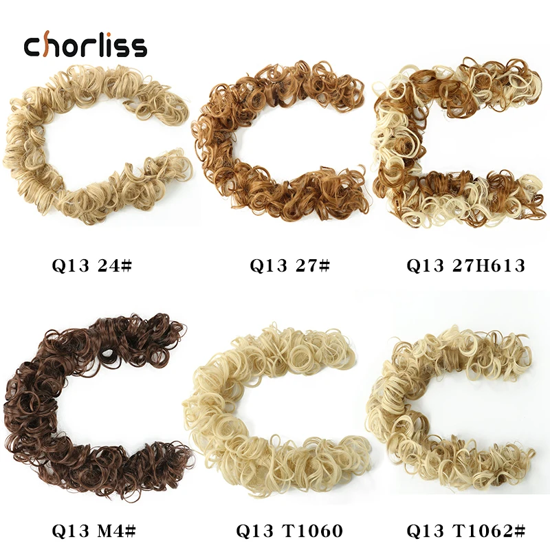 Synthetic Chignon Women Curly Bun Chignon Elastic Band Clip In Hair Extensions Black Brown High Temperature Fiber Fake Hairpiece
Synthetic Chignon Women Curly Bun Chignon Elastic Band Clip In Hair Extensions Black Brown High Temperature Fiber Fake Hairpiece