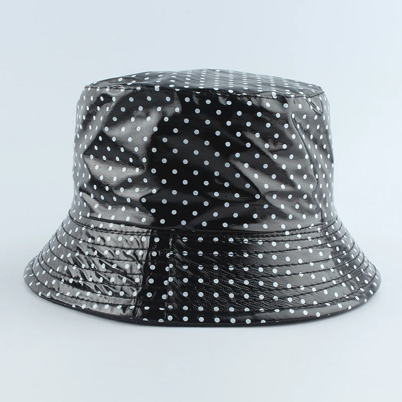 2020 New Fashion Waterproof Black Bucket Hat Reversible Leather Fishing Cap Unisex Fisherman Hats Hip hop Casual Sun Caps
2020 New Fashion Waterproof Black Bucket Hat Reversible Leather Fishing Cap Unisex Fisherman Hats Hip hop Casual Sun Caps