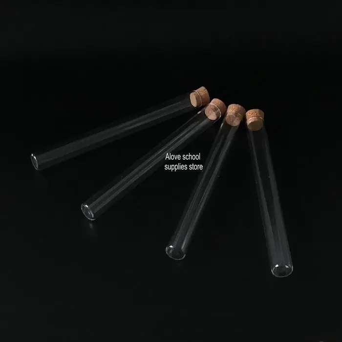 50pcs clear 15*150mm glass test tube with cork flat bottom all Size available free shipping
50pcs clear 15*150mm glass test tube with cork flat bottom all Size available free shipping