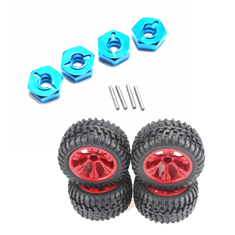 2 Set RC Car Part: 1 Set Metal Combiner,Blue & 1 Set Wheel Rim Large Tire Widened Tyres Red
2 Set RC Car Part: 1 Set Metal Combiner,Blue & 1 Set Wheel Rim Large Tire Widened Tyres Red