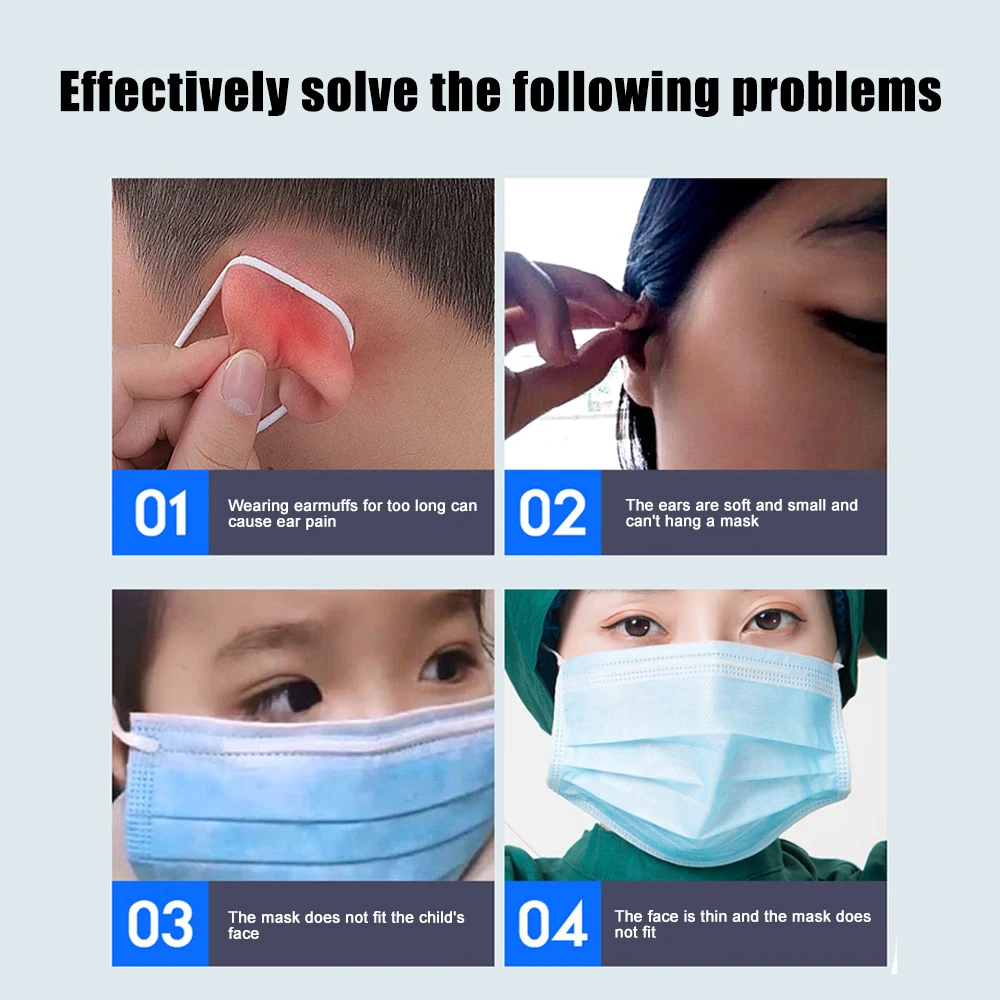 20pcs Mask Hook Ear Wear Type Adjustment Buckle Ear Rope Mask Rope Buckle Change Wear Type Mask Accessory Adjustable Anti-tight
20pcs Mask Hook Ear Wear Type Adjustment Buckle Ear Rope Mask Rope Buckle Change Wear Type Mask Accessory Adjustable Anti-tight