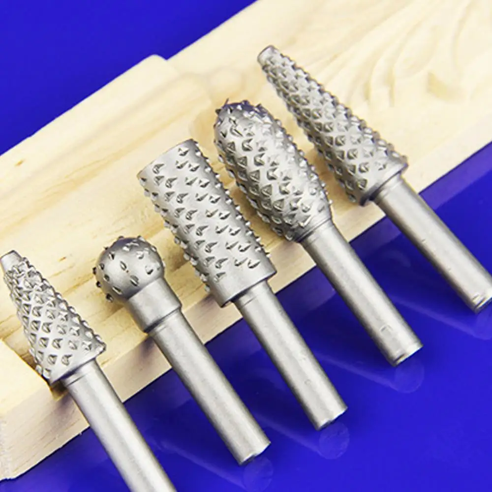 Woodworking Drill Bits Rotary Burr Grinding Head Polishing File Woodworking Rasp 5pcs/Set Steel Durable Premium Carving Cutter
Woodworking Drill Bits Rotary Burr Grinding Head Polishing File Woodworking Rasp 5pcs/Set Steel Durable Premium Carving Cutter