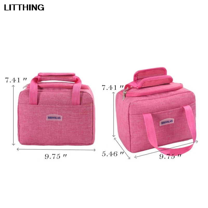 Litthing Fresh Cooler Bags Waterproof Portable Zipper Thermal Oxford Lunch Bags For Women Convenient Lunch Box Tote Food Bags
Litthing Fresh Cooler Bags Waterproof Portable Zipper Thermal Oxford Lunch Bags For Women Convenient Lunch Box Tote Food Bags