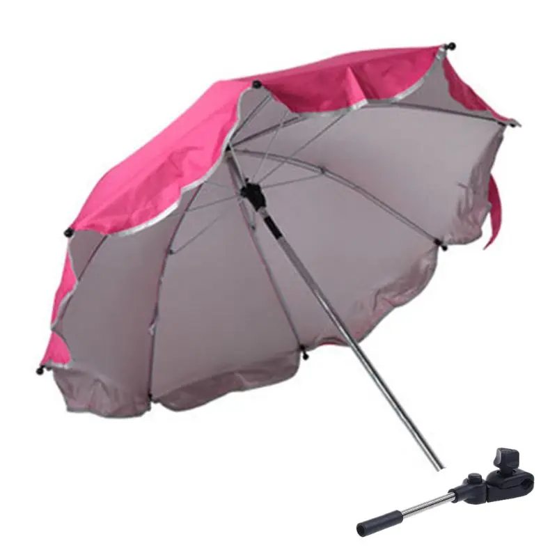 Together 1 Landau Umbrella Child Umbrella Stroller Silver Plastic UV Sun Protection Portable Universal Umbrella
Together 1 Landau Umbrella Child Umbrella Stroller Silver Plastic UV Sun Protection Portable Universal Umbrella